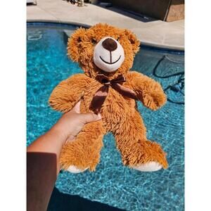 Quaakssi teddy bear toy plush 10 inches tall brown 2022